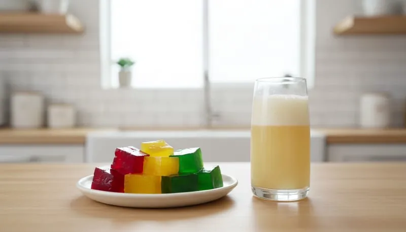 Delicious gelatin dessert treat