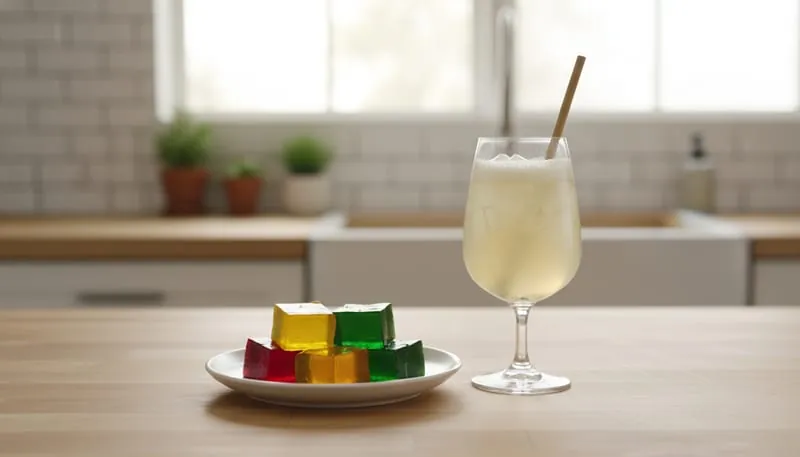Delicious gelatin dessert treat