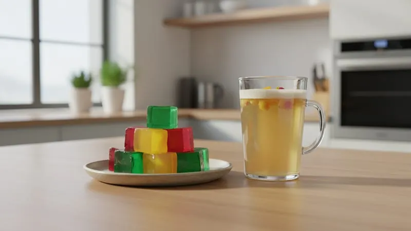 Delicious gelatin dessert