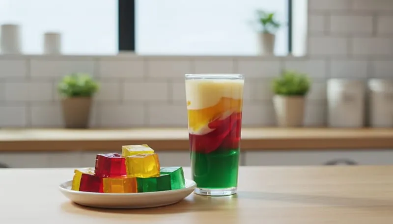 Delicious gelatin dessert treat
